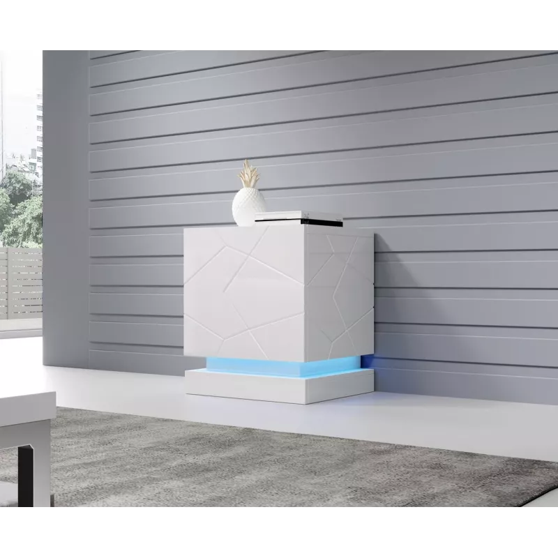 Conjunto de iluminação de cabeceira Cama Meble QIU — LED de sobrepor azul, alimentação AC, 2 unid.