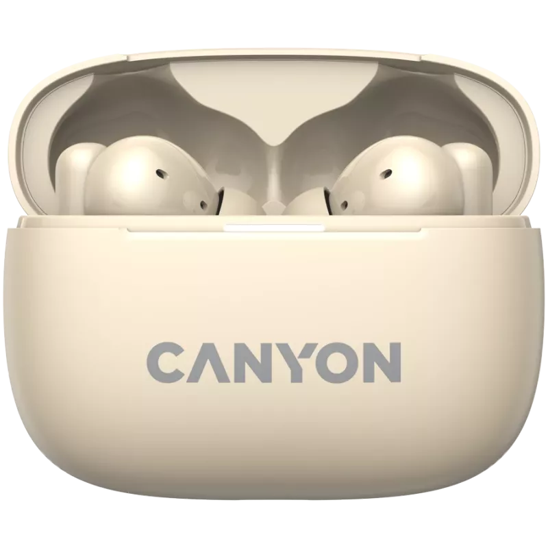 Auscultadores e headset Canyon CNS-TWS10BG True Wireless Stereo (TWS) In-Ear para chamadas/música/desporto/dia a dia USB Type-C Bluetooth Bege (CNS-TWS10BG)