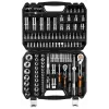 Chaves de caixa 1/4, 1/2, conjunto com 110 unid., CrV