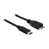 Cabo USB DeLOCK 1 m USB 3.1 USB 3.2 Gen 2 USB C Micro-USB B preto