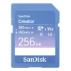 Cartão de memória SD SanDisk Creator UHS-II 256 GB com velocidades de transferência elevadas até 280 MB/s