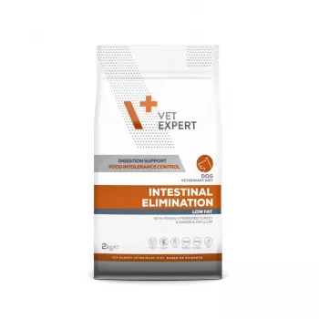 Comida seca para cães VETEXPERT Veterinary Diet Intestinal Elimination, dieta veterinária, 2 kg, peru, 31 % proteína