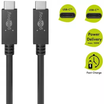 Cabo USB Goobay 49254 preto