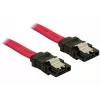 Cabo SATA DeLOCK 84302 0,5 m vermelho
