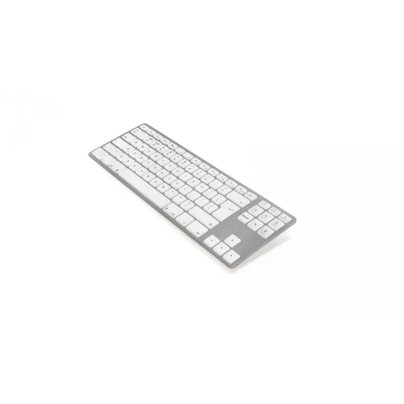 Teclado Matias FK408BTS-UK Bluetooth Tenkeyless Alumínio Prateado — layout UK