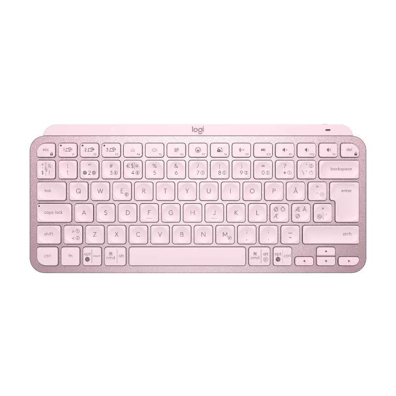 Teclado Logitech MX Keys Mini rosa