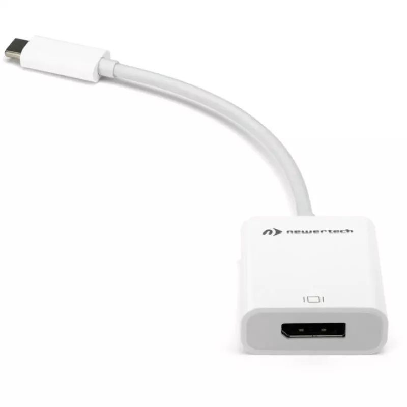 Adaptador USB, ficha USB-C > conector fêmea DisplayPort (branco, 11 cm)