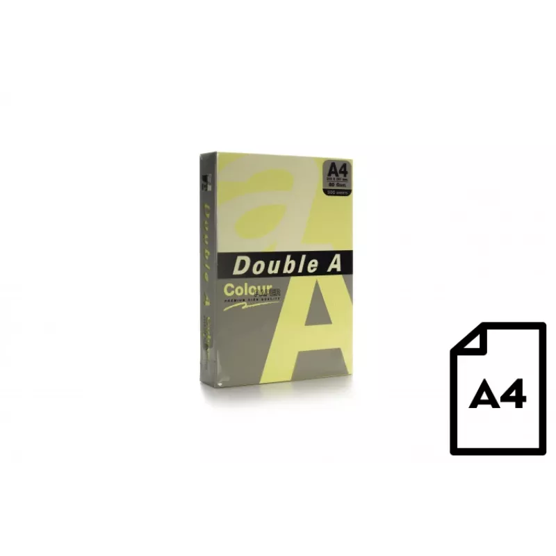 Papel colorido Double A, 80g, A4, 500 folhas, Cheese
