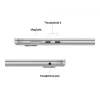 MacBook Air 15, prateado, M4 (10-CPU/10-GPU), 16 GB, 512 GB, alemão, fonte de alimentação 35W Dual USB-C Port, MW1H3D/A