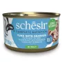 Schesir Oceanic Adult comida húmida para gatos em geleia com atum e robalo, 85 g