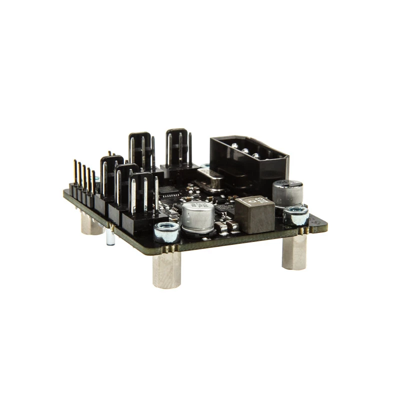 Controlador de ventoinhas Aqua-Computer 53166 — acessório preto para sistemas de refrigeração de computador