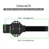 Braçadeira desportiva Tellur A100 para smartphone, preta, ajustável, tamanho universal