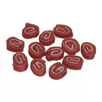 Petiscos para cães PETITTO Sushi com Peixe e Pato 500 g — petiscos de treino tenros hipoalergénicos, proteína 26%, humidade 23%