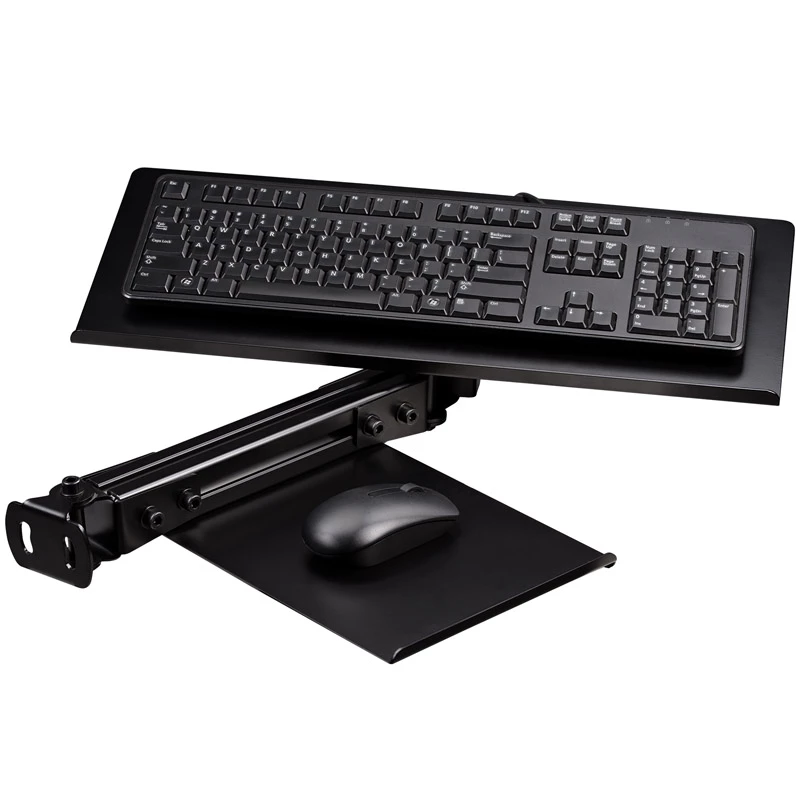 Suporte para teclado e rato Next Level Racing NLR-E019 Elite Black Edition – suporte ajustável sob a secretária para teclado e rato
