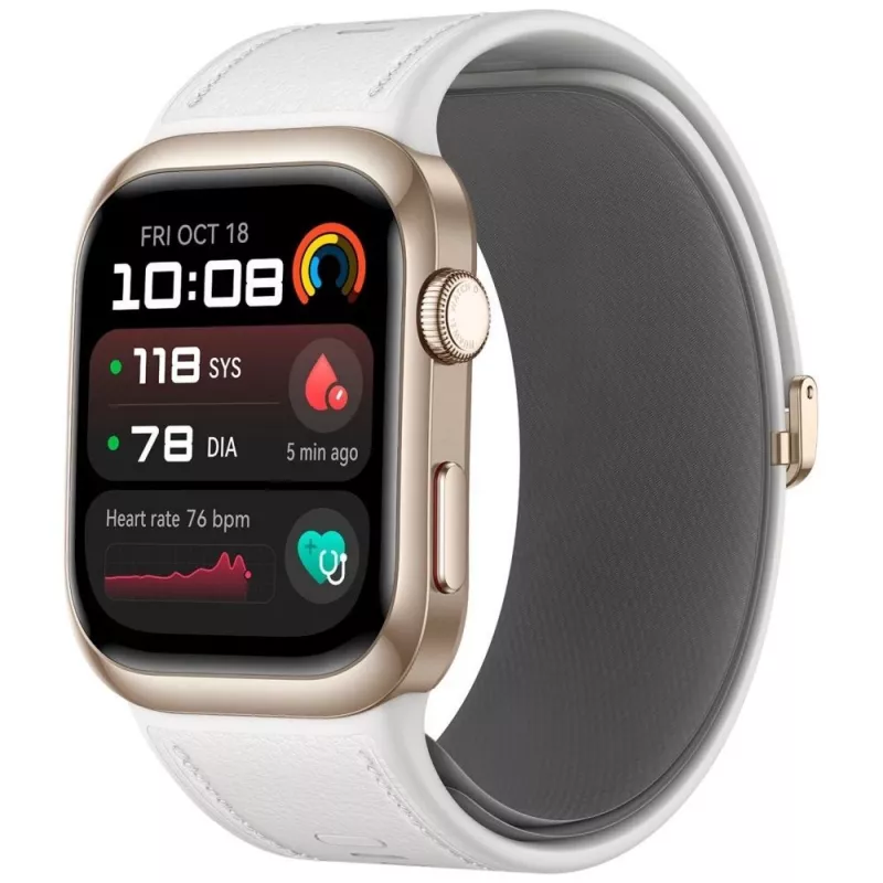 Smartwatch Huawei Watch D2 4,62 cm AMOLED 480 x 408 ecrã tátil dourado