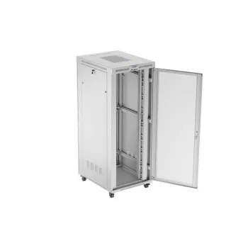 Armário rack de chão 19 polegadas LANBERG FF01-8042-23SL 42U, portas perfuradas
