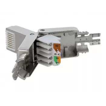 Conector de fio DeLOCK 86476 RJ-45 cinzento