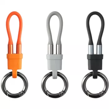 Conjunto de cabos para porta-chaves USB-C 4smarts 541385 — 7,5 cm, cores variadas, 30 unidades