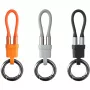 Conjunto de cabos para porta-chaves USB-C 4smarts 541385 — 7,5 cm, cores variadas, 30 unidades