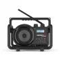 Rádio de obra Perfectpro DABBOX DAB+ FM AUX Bluetooth resistente a impactos