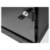 Rack autónomo/parede/chão DELOCK 43422 6U capacidade de carga 30 kg IP20, preto, fechadura com chave
