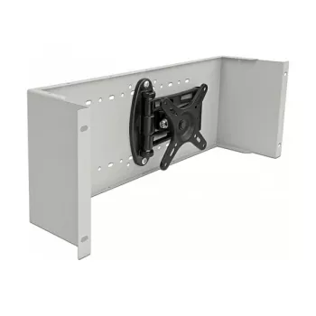 Braço de montagem para ecrã plano DeLOCK 19 polegadas braço para monitor cinzento capacidade de carga 10 kg