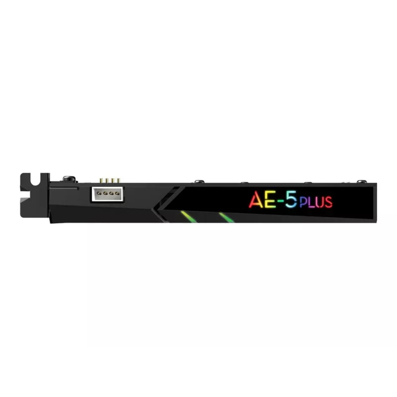 Placa de som Creative Sound BlasterX AE-5 Plus Black PCI-e RGB Gaming
