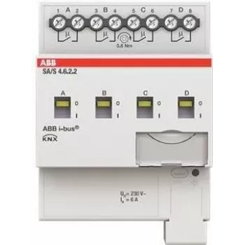 Atuador de comutação ABB Stotz S&J 4 vias, 6A, REG SA/S4.6.2.2 (2CDG110254R0011)