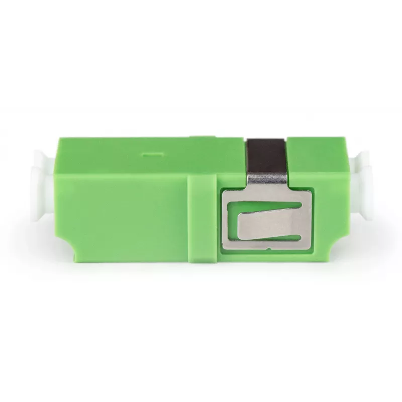 DIGITUS DN-96007-1APC-OF Acoplador de fibra ótica LC/APC duplex, monomodo OS2, sem flange, verde