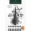 Fineliner Faber-Castell 267102 Multi preto 8 unid. ponta redonda
