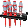 Wera 3160 i/7 Rack 05022728001 Conjunto de chaves de fendas VDE 7 peças encaixe fenda/Phillips-PH (05022728001)