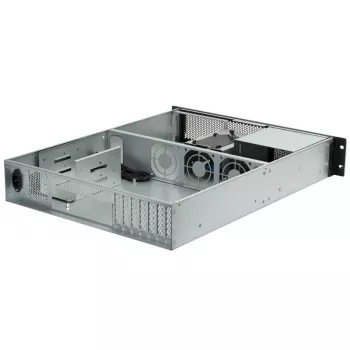 Chassis de servidor rackmount SilverStone RM23-502, ATX, USB 3.0 - 2U - preto