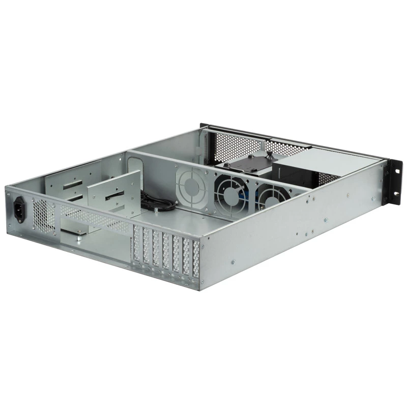 Chassis de servidor rackmount SilverStone RM23-502, ATX, USB 3.0 - 2U - preto