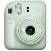 Máquina fotográfica instantânea Fujifilm Instax Mini 12 verde — imagem 86x54 mm, filme 62x46 mm, distância focal equiv. 60 mm