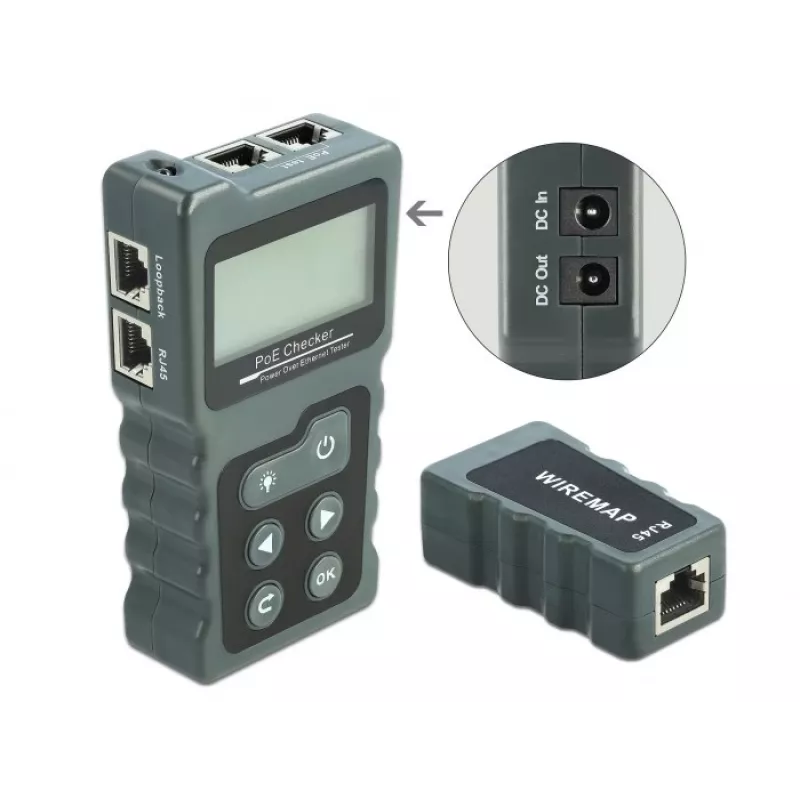 Testador de cabos de rede DeLOCK 63110