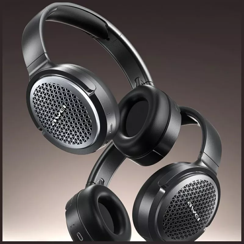 Auscultadores Bluetooth Awei AT78 ANC ENC 6.0 — auscultadores over-ear sem fios com ANC e ENC, Bluetooth 6.0