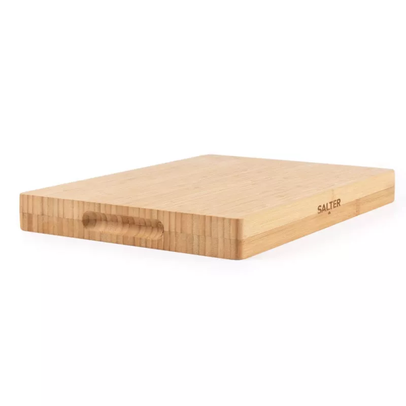 Tábua de corte Salter BW13307RD bambu design ecológico, tábua de corte retangular