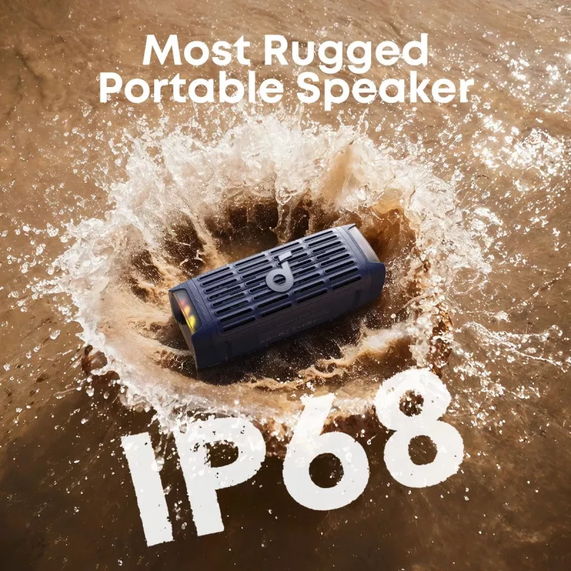 Altifalante Bluetooth portátil Anker Soundcore Boom 3i – 50 W, à prova de água, com bateria