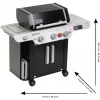 Grelhador Weber Genesis em madeira (MDF), cozinha de brincar preto/cinzento