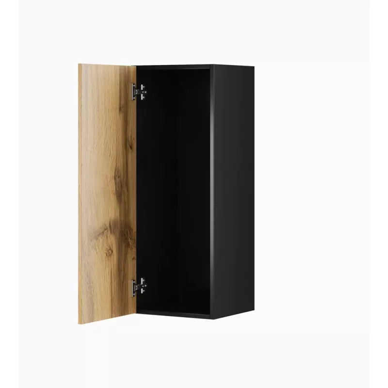 Conjunto de armários de sala Cama VIGO 13 preto/carvalho wotan
