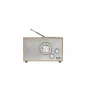 Rádio OR Nightingale USB/BT castanho-claro