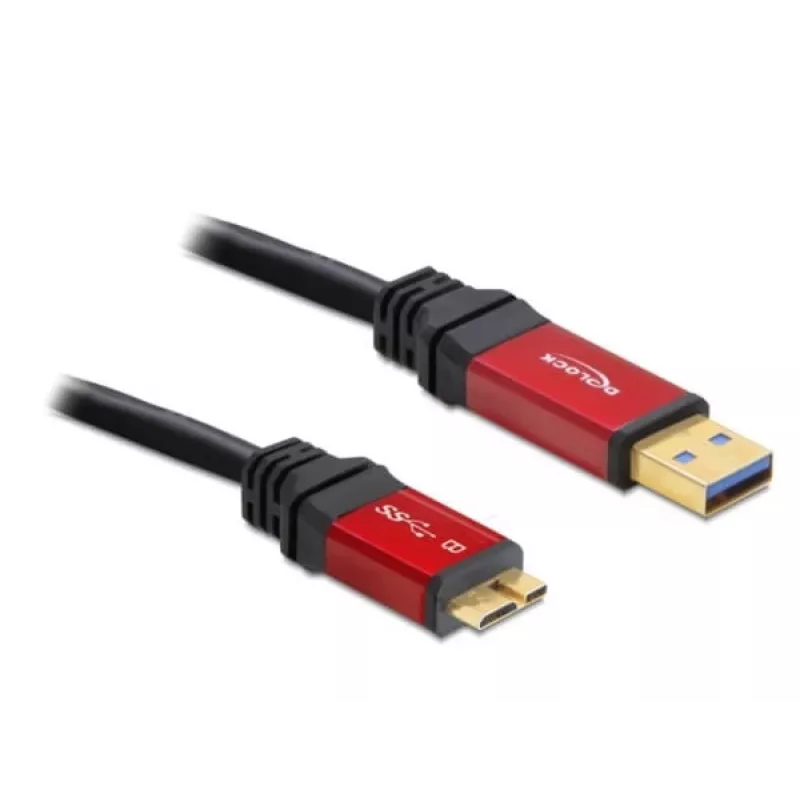 Cabo USB DeLOCK 3,0 m USB A-Micro-B