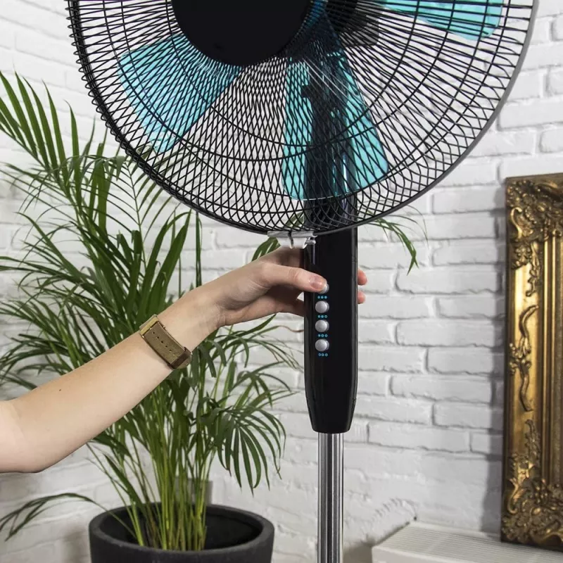 Cecotec EnergySilence 510 | Ventilador de pé | Diâmetro 40 cm | Níveis de velocidade 3 | Oscilação | 40 W