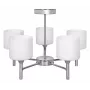 Lustre de suspensão clássico Activejet MIRA cromado 5xE27 para sala de estar