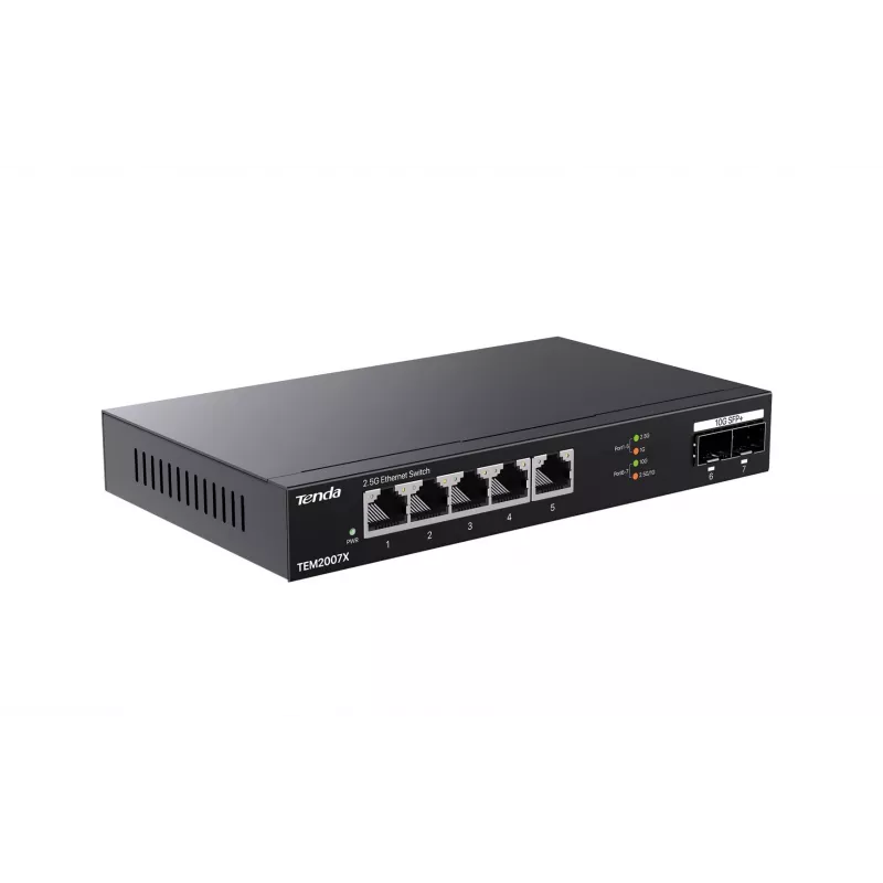 Tenda TEM2007X Switch de rede 2.5G Ethernet 5 portas