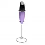 Adler | Espumador de leite com suporte | AD 4499 | Espumador de leite | Preto/Roxo