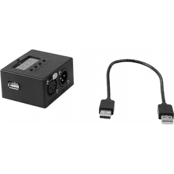 Interface DMX EUROLITE PFE-50 (Modelo 40001815) Interface controladora DMX alimentada por USB