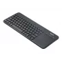 Teclado sem fios com touch Logitech K400 Plus - teclado - sem fios - 2,4 GHz - Checo - preto