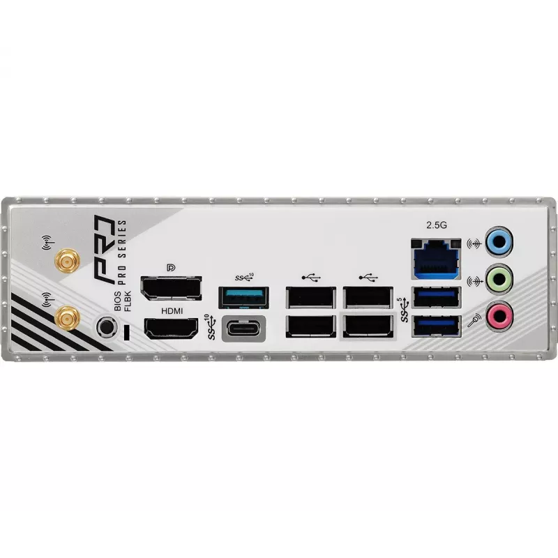 Placa-mãe ASRock B850M Pro RS WiFi — AMD B850, socket AM5, microATX, DDR5, 4 DIMM, 256GB, Wi‑Fi 6E, 2.5Gb LAN, 3x M.2