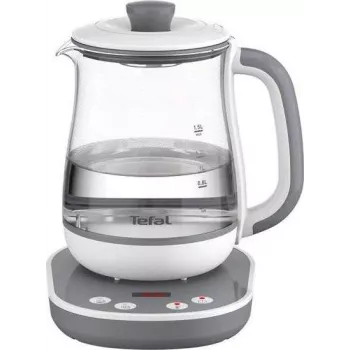 Chaleira elétrica Tefal BJ551B10 1,5 L 1430 W cinzento, branco